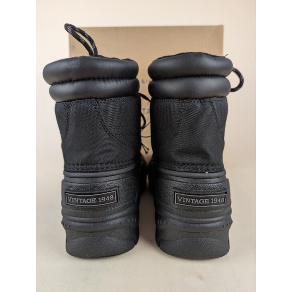 Weatherproof Vintage Joe Duck Boots Mens 11M Black Lace Up Outdoor Shoes MWB main image 4